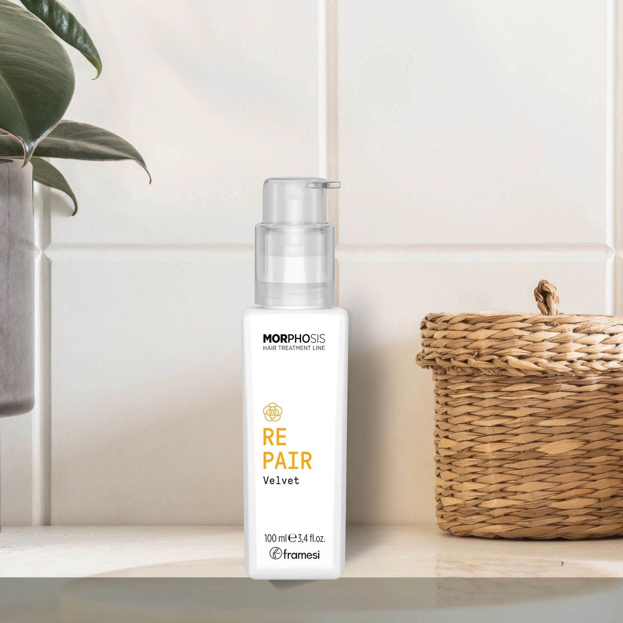 Framesi REPAIR Velvet obnovující fluid pro poškozené vlasy 100 ml