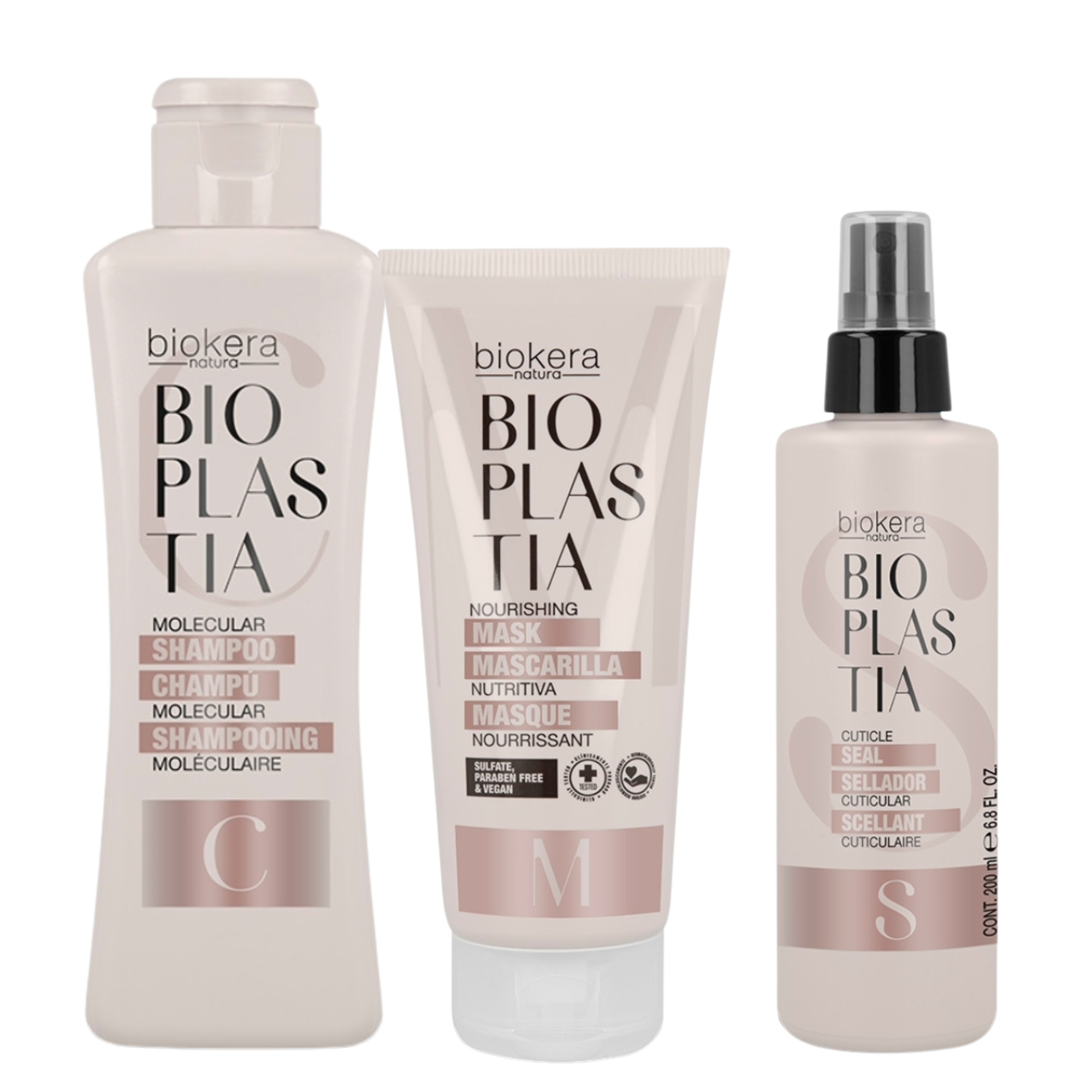 2+1 Zdarma! Salerm Bioplastia kosmetická sada pro krepaté vlasy