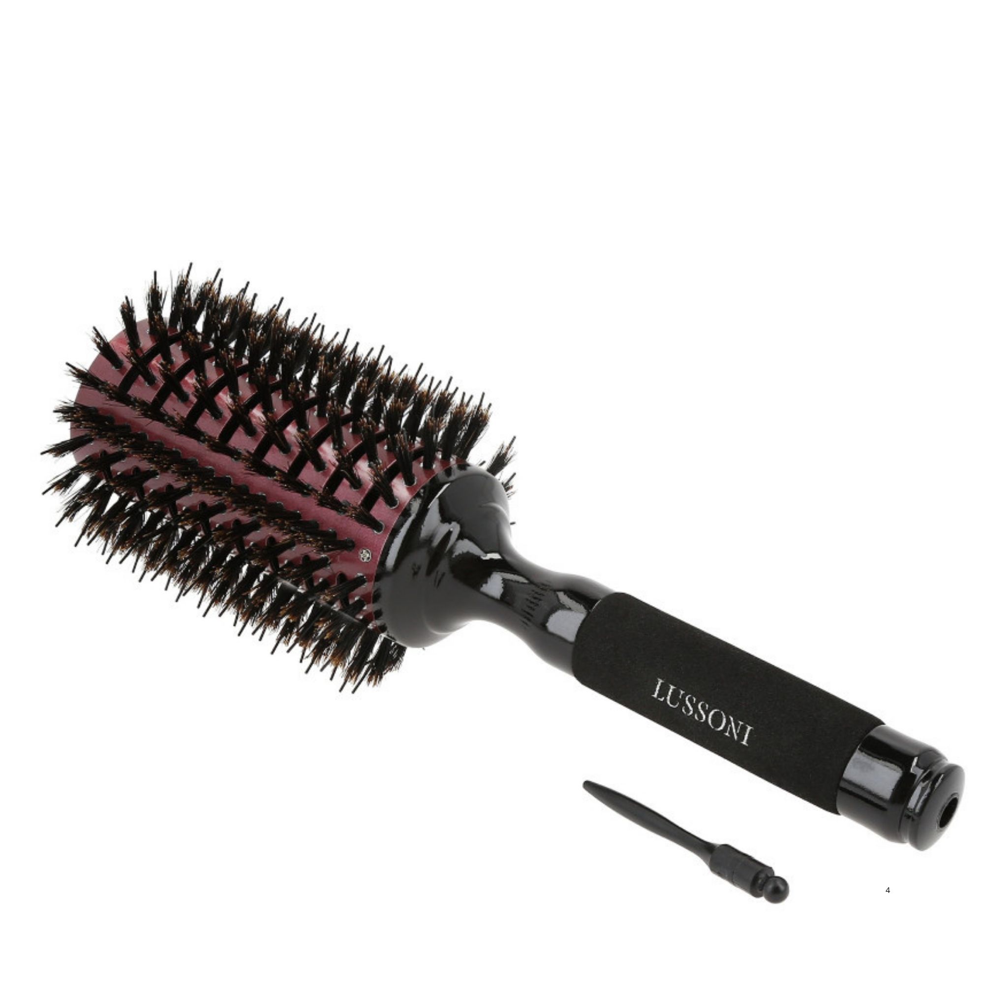 LUSSONI Natural Style kulatý kartáč s kančími štetinami 50 mm