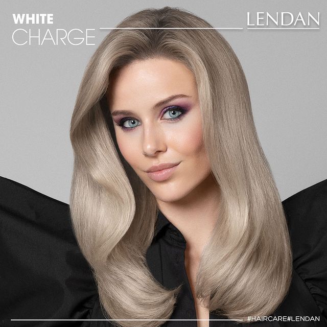 Lendan White Charge tónující šampón pro blond vlasy 300 ml