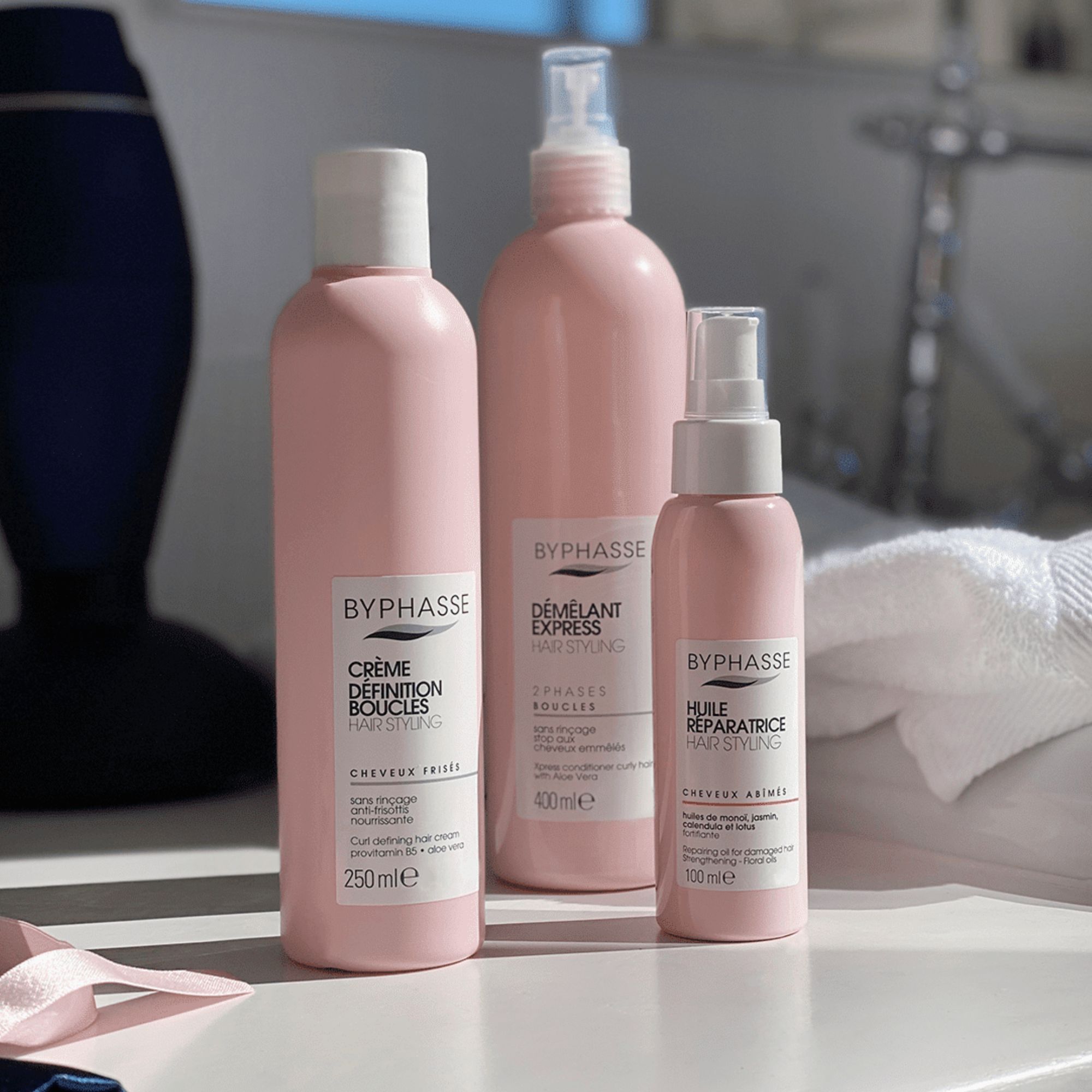 Byphasse Styling Activ Boucles Curl krém pro vlnité vlasy 250 ml