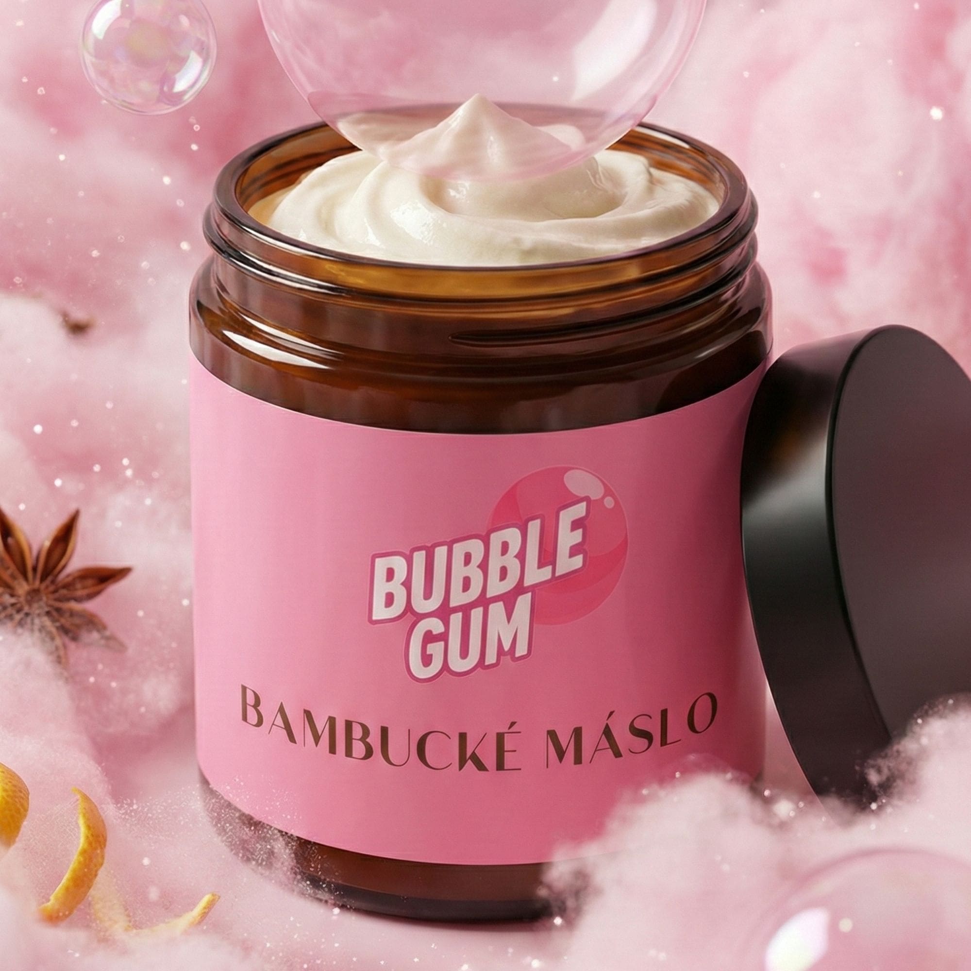 Farm.inc Šlehané bambucké máslo Bubble Gum 180 ml