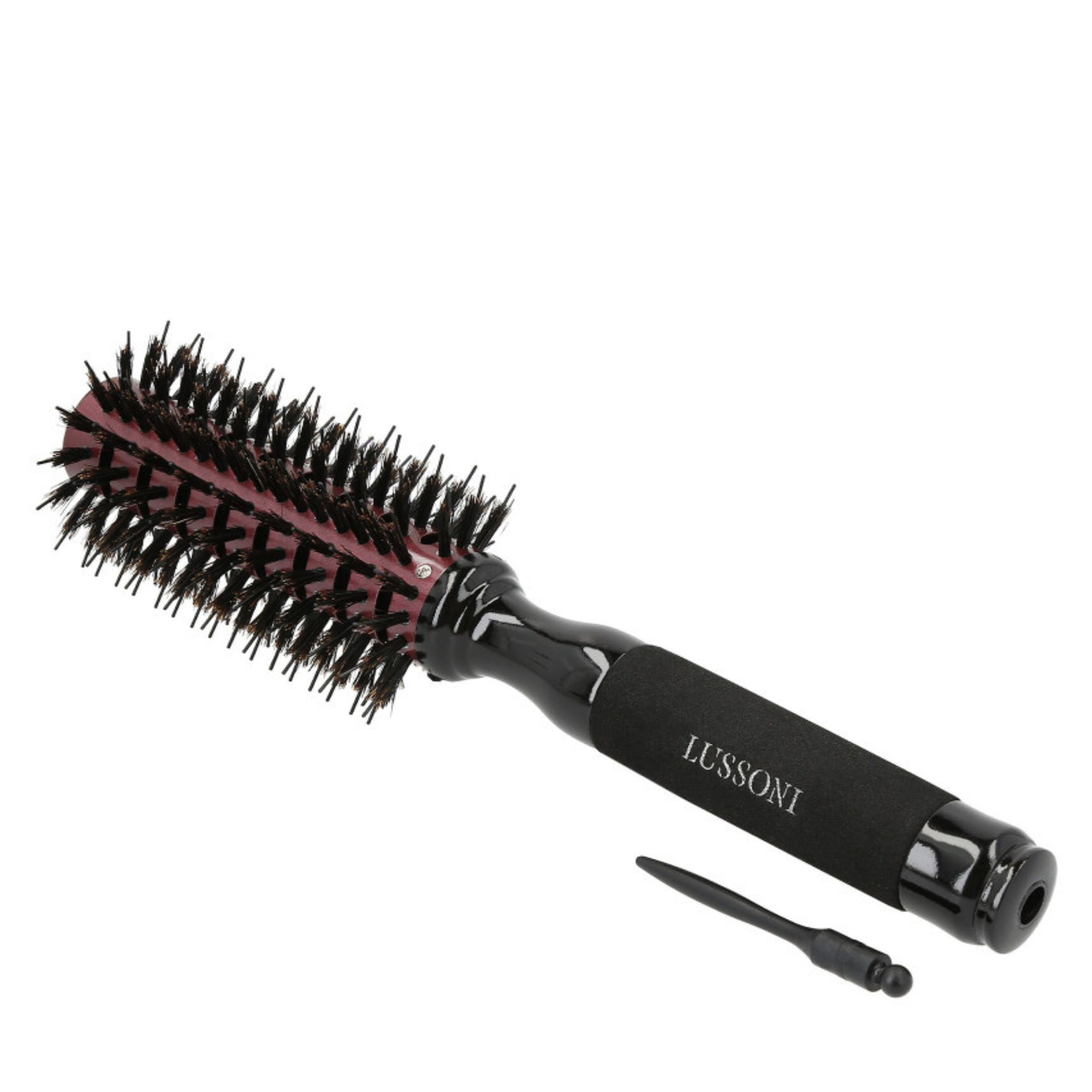 LUSSONI Natural Style kulatý kartáč s kančími štetinami 28 mm