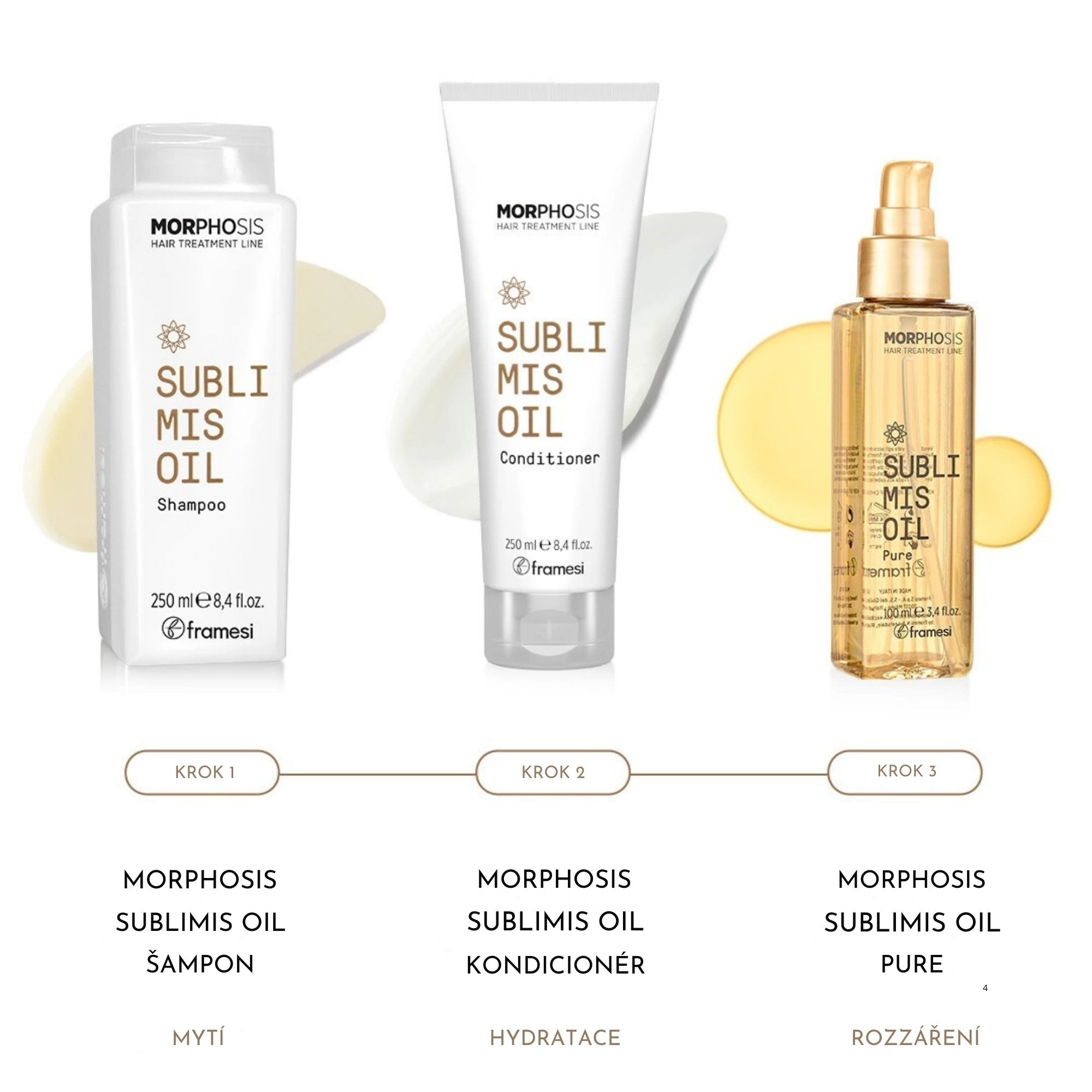 Framesi SUBLIMIS OIL šampon pro suché vlasy 250 ml