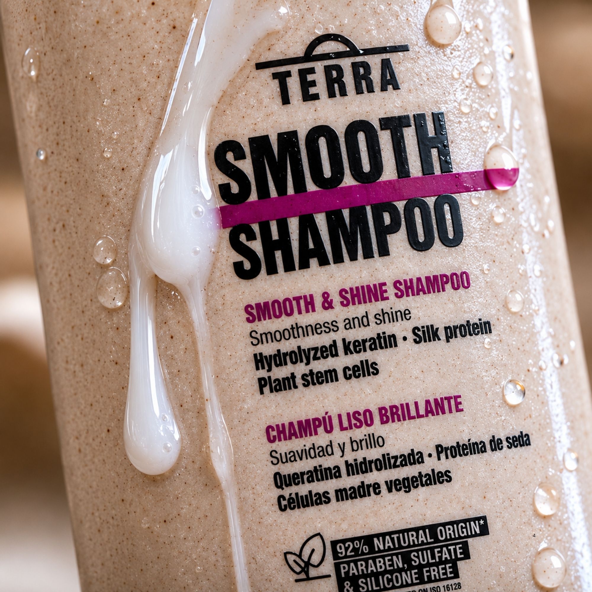 Lendan Terra Smooth uhlazující šampon pro krepaté vlasy 300 ml