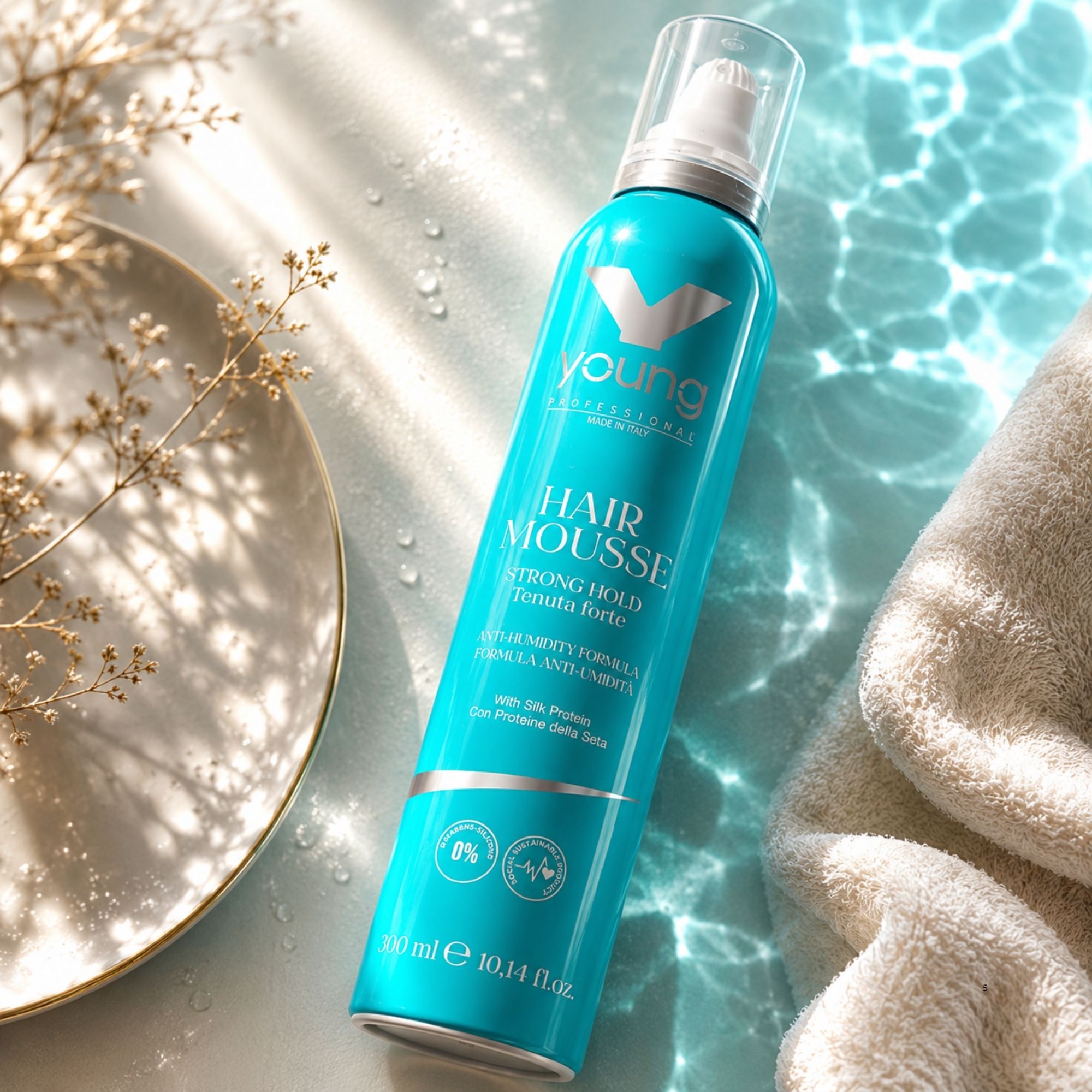 Young Hair Mousse Strong Hold extra silné pěnové tužidlo 300 ml