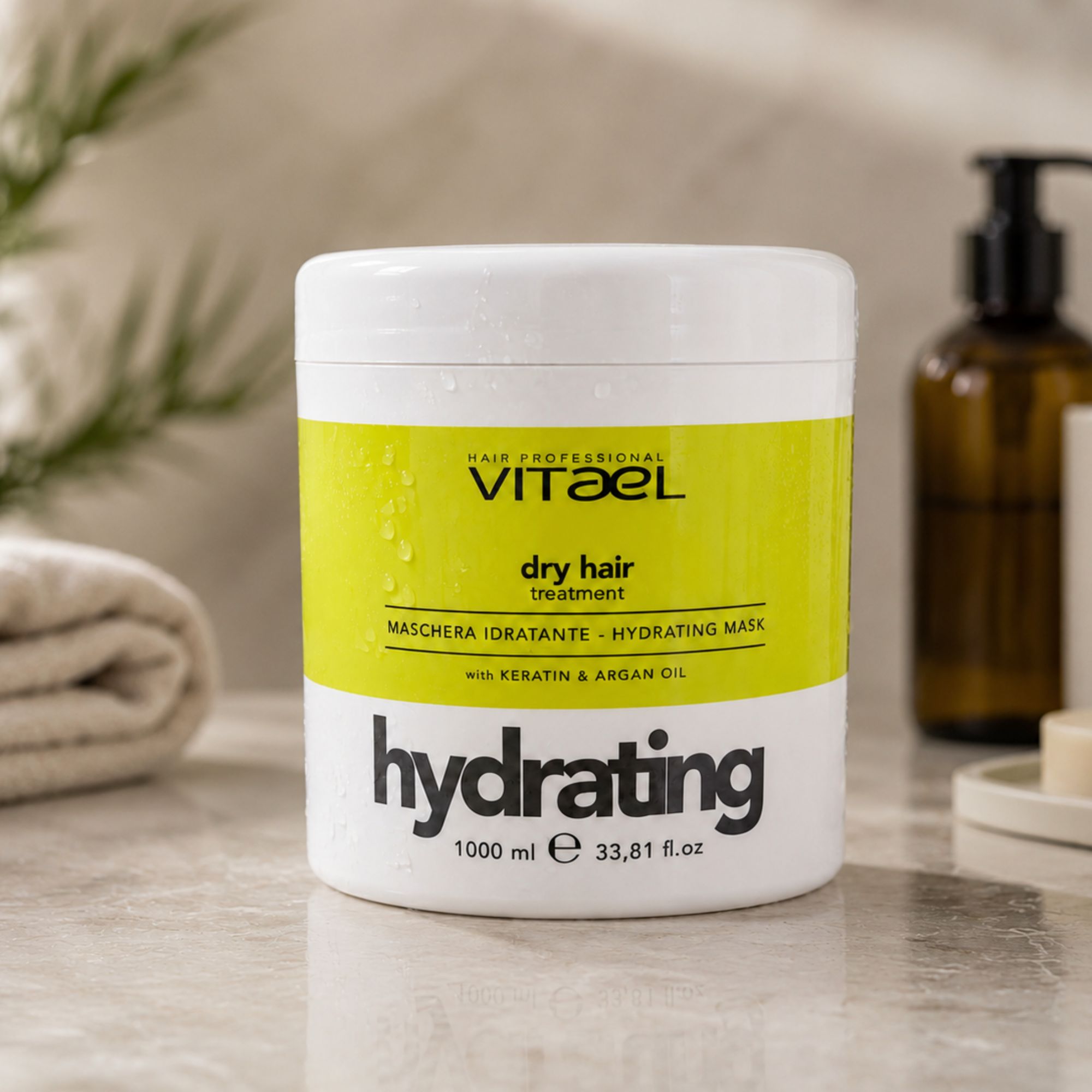 Vitalfarco Vitael Dry Hair hydratační maska 1000 ml