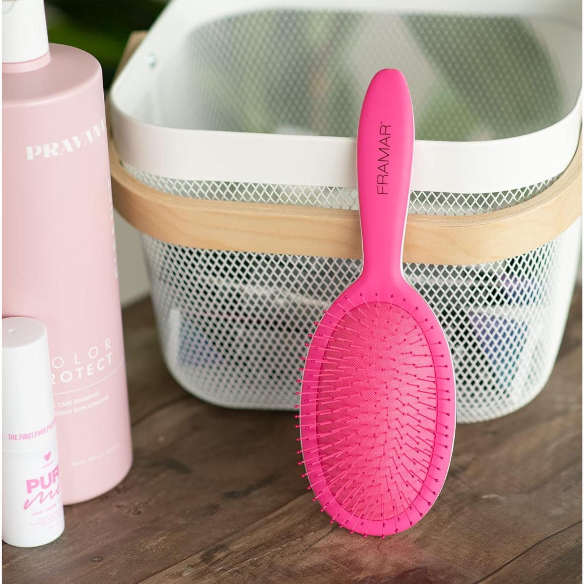 Framar Detangle Pink Swear kartáč na rozčesávání vlasů