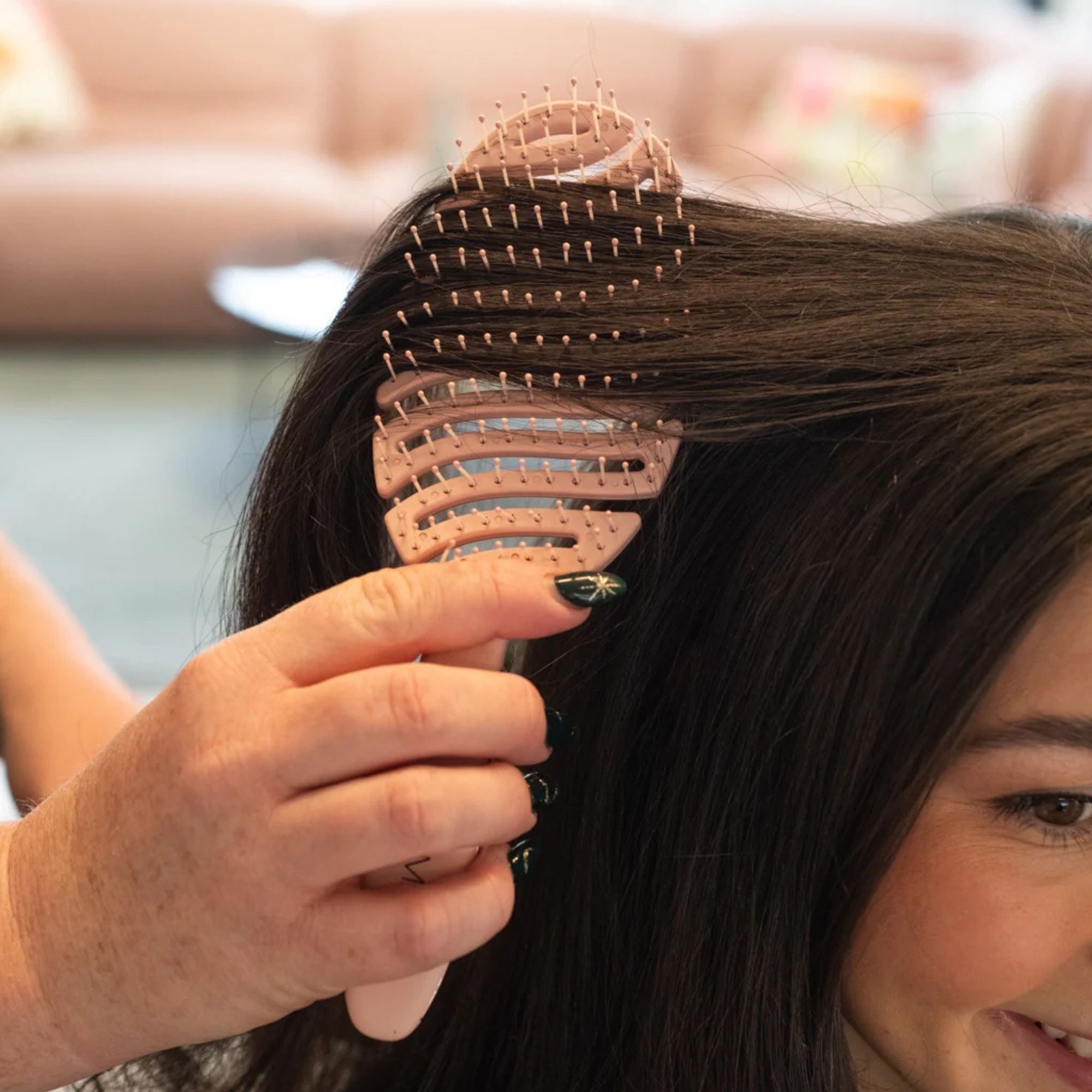 Framar Flex Brush Champagne flexibilní kartáč na vlasy