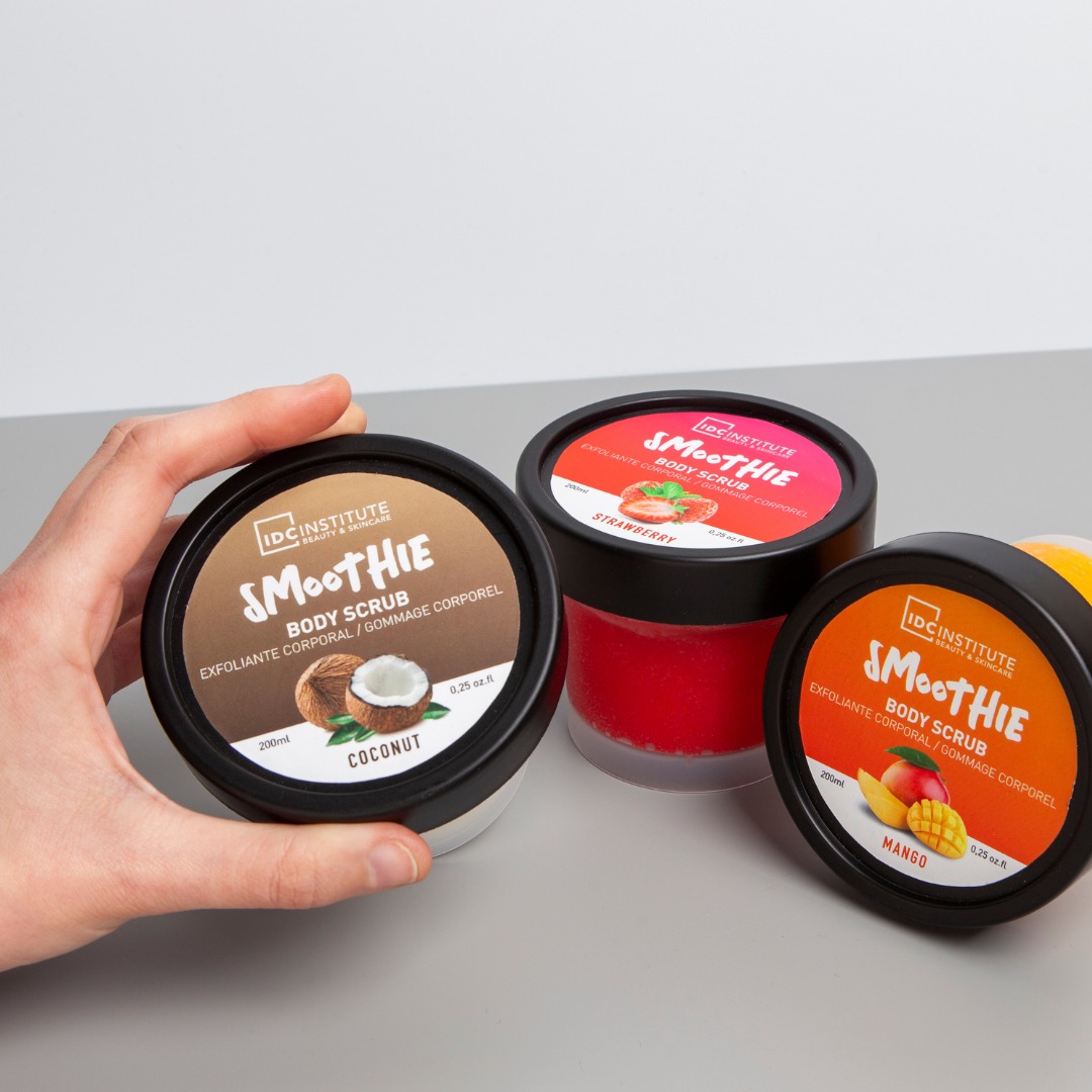 IDC Smoothie Body Scrub tělový peeling kokos 200 ml
