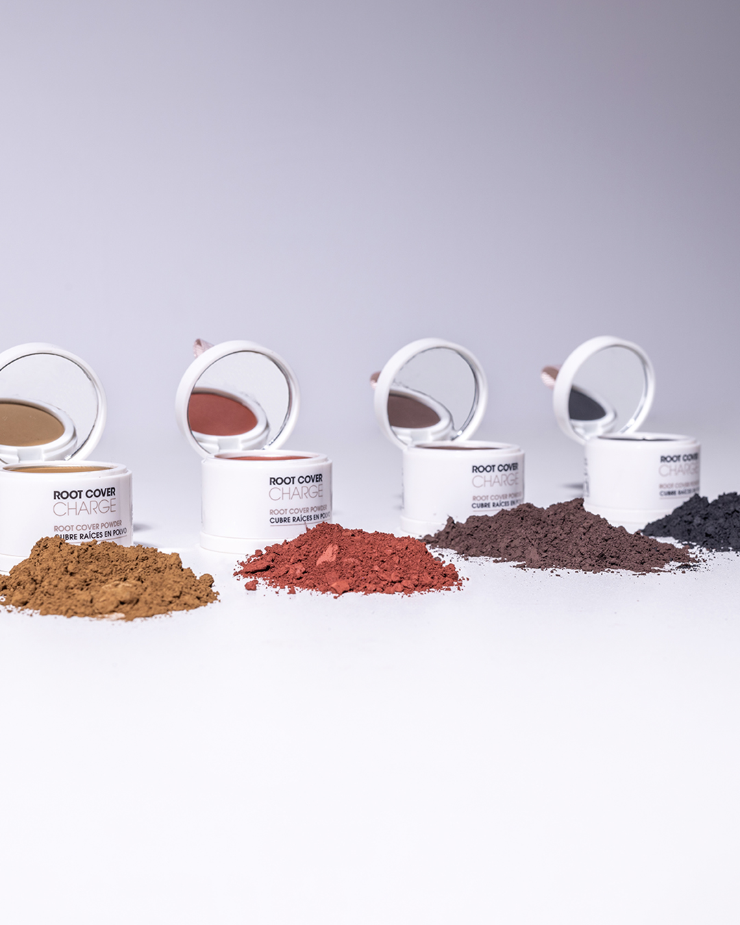 Lendan Root Cover pudr pro zakrytí odrostů a šedin černý 4 g