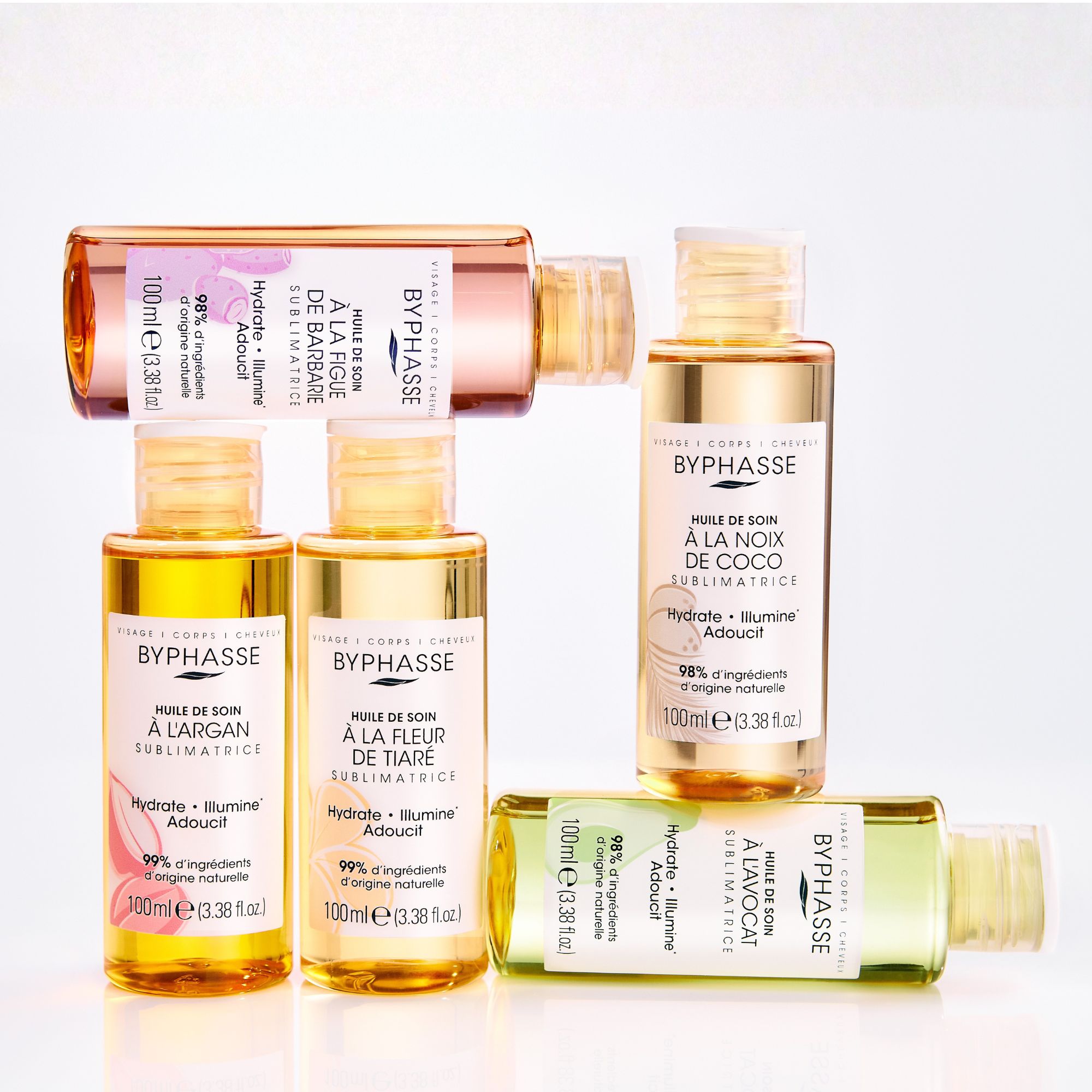 Byphasse Sublimatrice Tiaré Flower olej na vlasy, pleť a tělo 100 ml