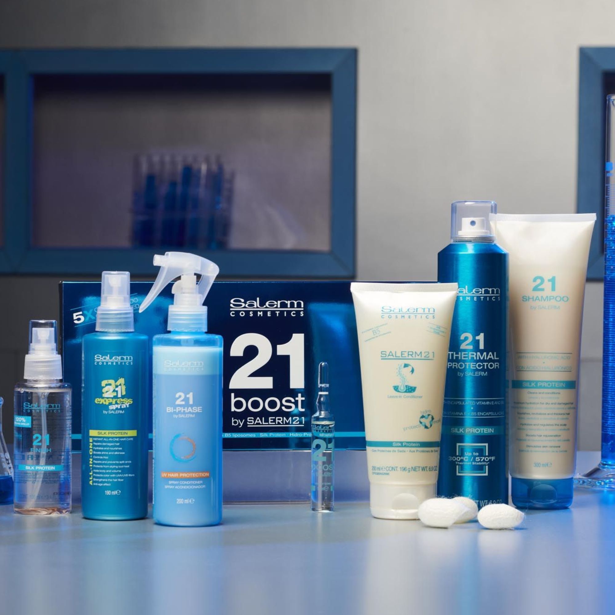 Salerm 21 Thermal Protector termo-ochranný sprej na vlasy 300 ml