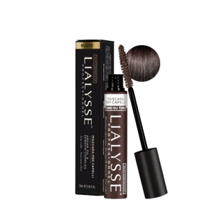 Lialysse řasenka na vlasy s keratinem a arganovým olejem 18 ml středně hnědá