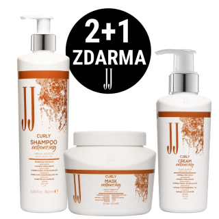 Akce 2+1 zdarma! JJ Curly kosmetická sada pro vlnité vlasy