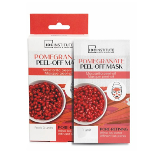 IDC Pomegranate Peel-Off pleťová maska pro stažení pórů pleť 3x8 g
