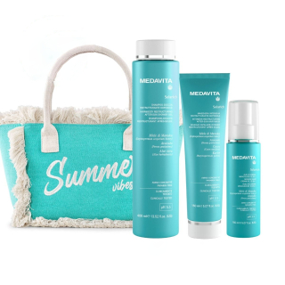 Medavita Solarich kosmetická sada pro letní péči (modrá)