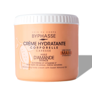 Byphasse hydratační tělový krém s mandlovým olejem 500 ml