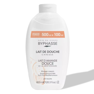 Byphasse sprchový krém mandlové mléko 600 ml