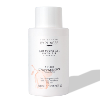 Byphasse Nourishing Body Milk tělové mléko s mandlovým olejem 500 ml