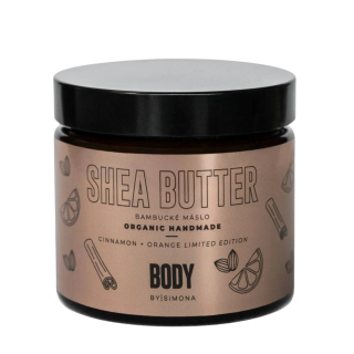 Body by Simona Cinnamon & Orange bambucké máslo pro regeneraci a ochranu 250 ml