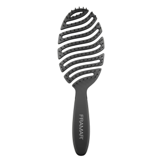 Framar Flex Brush Black flexibilní kartáč na vlasy