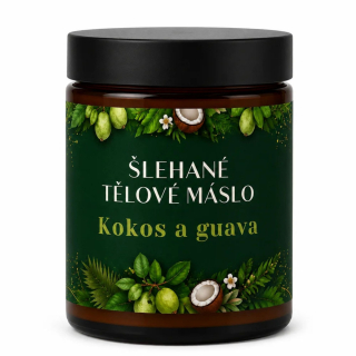 Farm.inc Šlehané tělové bambucké máslo Coconut & Guava 180 ml